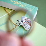 Twilight Veil Moth Necklace