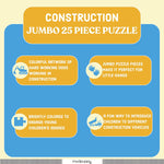 Construction Jumbo Puzzle by Mudpuppy