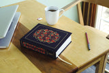 NIV, Journal the Word Bible for Women, Cloth Over Board, Navy, Red Letter Edition, Comfort Print: 500+ Prompts to Encourage Journaling and Reflection