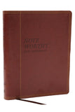 Noteworthy New Testament: Read and Journal Through the New Testament in a Year (NKJV, Brown Leathersoft, Comfort Print)