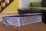 Amplified Study Bible, Imitation Leather, Purple, Indexed