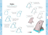 Cute Animals: Draw Over 50 Adorable Animals in 10 Easy Steps (10 Step Drawing) by Justine Lecouffe