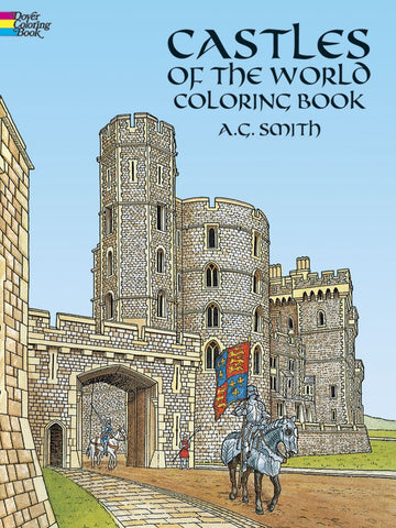 Castles fo the World Coloring Book (Dover World History Coloring Books) by A.C.Smith