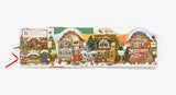 Christmas Is Coming to Town!: A Foldout Christmas Village and Advent Calendar (Brown Bear Wood) by Freya Hartas