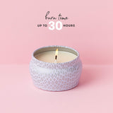 Volcano White Mini Tin Candle