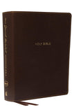 NKJV, Journal the Word Reference Bible, Imitation Leather, Brown, Red Letter Edition, Comfort Print: Let Scripture Explain Scripture. Reflect on What You Learn