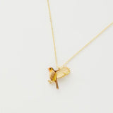 Enamel Flying Robin Necklace (Fable England)