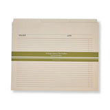 Vintage Library File Folders (Set of 6)