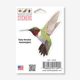 Ruby-Throated Hummingbird Nature Sticker