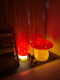 Large Red Mushroom Lamp w/ Plug
