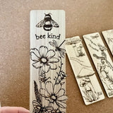 Wooden Bookmark- Bee Kind