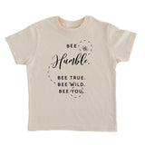 Bee Humble Kids Organic Shirt - Mustard
