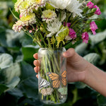 Butterfly Glass Glass Coffee Cup Tumbler