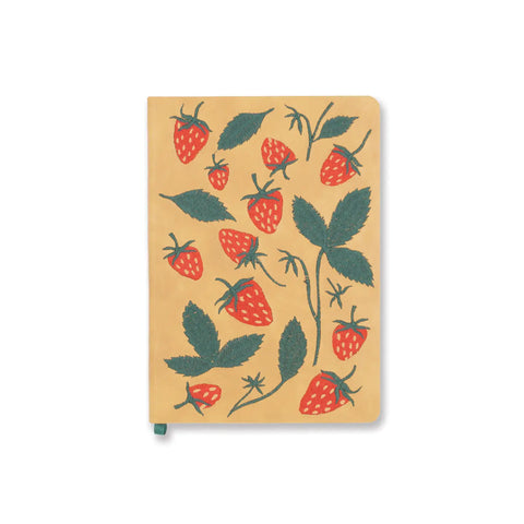 Elana's Berries Embroidered Journal Notebook