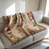 Lake House Woven Blanket, Rainbow Trout, Great Lakes (50"x60")