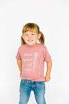 Bloom Against All Odds Flower Kids Shirt - Mauve