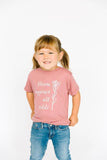 Bloom Against All Odds Flower Kids Shirt - Mauve