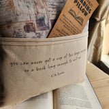Cup of Tea, C.S. Lewis, Reading Pillow, Postcard Ephemera