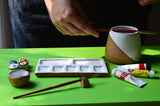 7-Pan Ceramic Artist Paint Palette