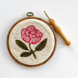 Pink Peony Punch Needle Kit