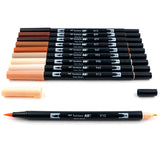 Dual Brush Pen Art Markers: Portrait - 10-Pack