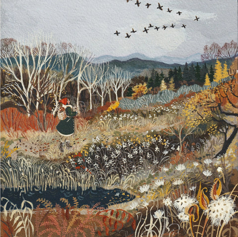 November Guest Art Print by Loré Pemberton