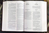 KJV, Amplified, Parallel Bible, Large Print, Hardcover, Red Letter Edition: Two Bible Versions Together for Study and Comparison