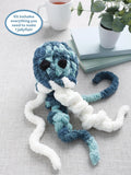 Super Simple Finger Knitting Kit Jiggle the Jellyfish: Everything You Need Is Included: Chunky Yarn, Fiberfill, Instruction Booklet