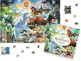 The World of the Romantics 1000 Piece Puzzle: A Puzzle Featuring Over 20 Famous Figures from Coleridge to Keats