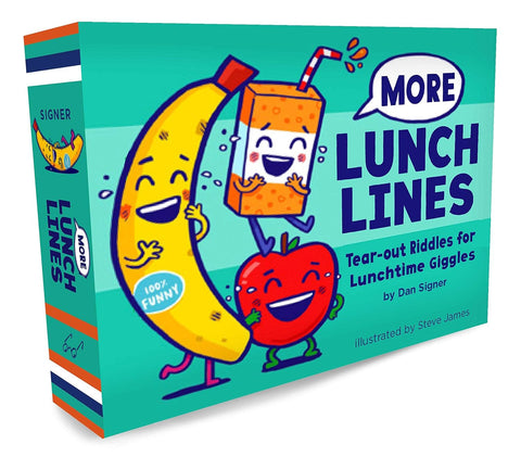 More Lunch Lines: Tear-Out Riddles for Lunchtime Giggles (Lunch Jokes for Kids, Notes for Kids' Lunch Boxes)