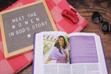 NIV, Kingdom Girls Bible, Full Color, Leathersoft, Purple, Comfort Print: Meet the Women in God's Story