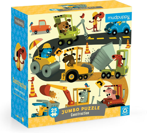 Construction Jumbo Puzzle by Mudpuppy