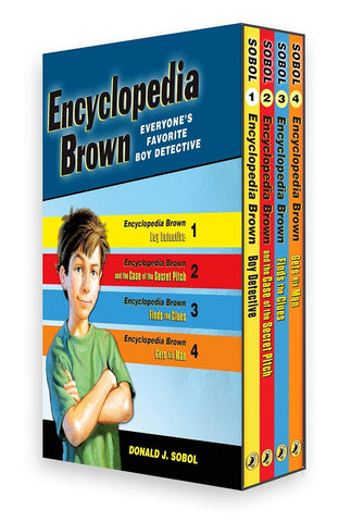 Encyclopedia Brown: Everyone's Favorite Detective -4 Book Box Set