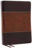 NKJV Study Bible, Leathersoft, Brown, Full-Color, Comfort Print: The Complete Resource for Studying God's Word