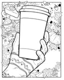 The Pumpkin Spice Latte Coloring Book by Christina Haberkerm