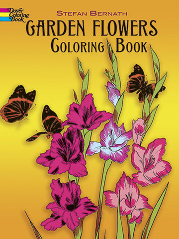 Garden Flowers Coloring Book by Stefan Bernath