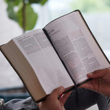 NKJV, Reference Bible, Personal Size, Large Print, Leathersoft, Pink, Red Letter Edition, Comfort Print: Holy Bible, New King James Version