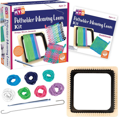 Make Your Own: Potholder Weaving Loom Kit by Mindware