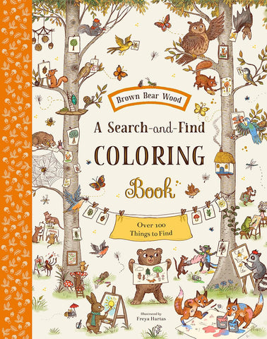 Brown Bear Wood: A Search-And-Find Coloring Book: Over 100 Things to Find by Rachel Piercey