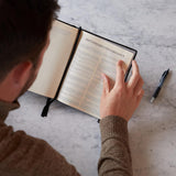 NKJV, Journal the Word Reference Bible, Imitation Leather, Brown, Red Letter Edition, Comfort Print: Let Scripture Explain Scripture. Reflect on What You Learn