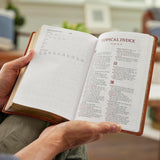 RSV Personal Size Bible with Cross References, Brown Leathersoft, (Sovereign Collection) by Thomas Nelson
