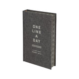 Charcoal Canvas One Line a Day: A Five-Year Memory Book by Chronicle Books