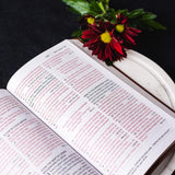 NKJV, Reference Bible, Personal Size, Large Print, Leathersoft, Brown, Red Letter Edition, Comfort Print: Holy Bible, New King James Version