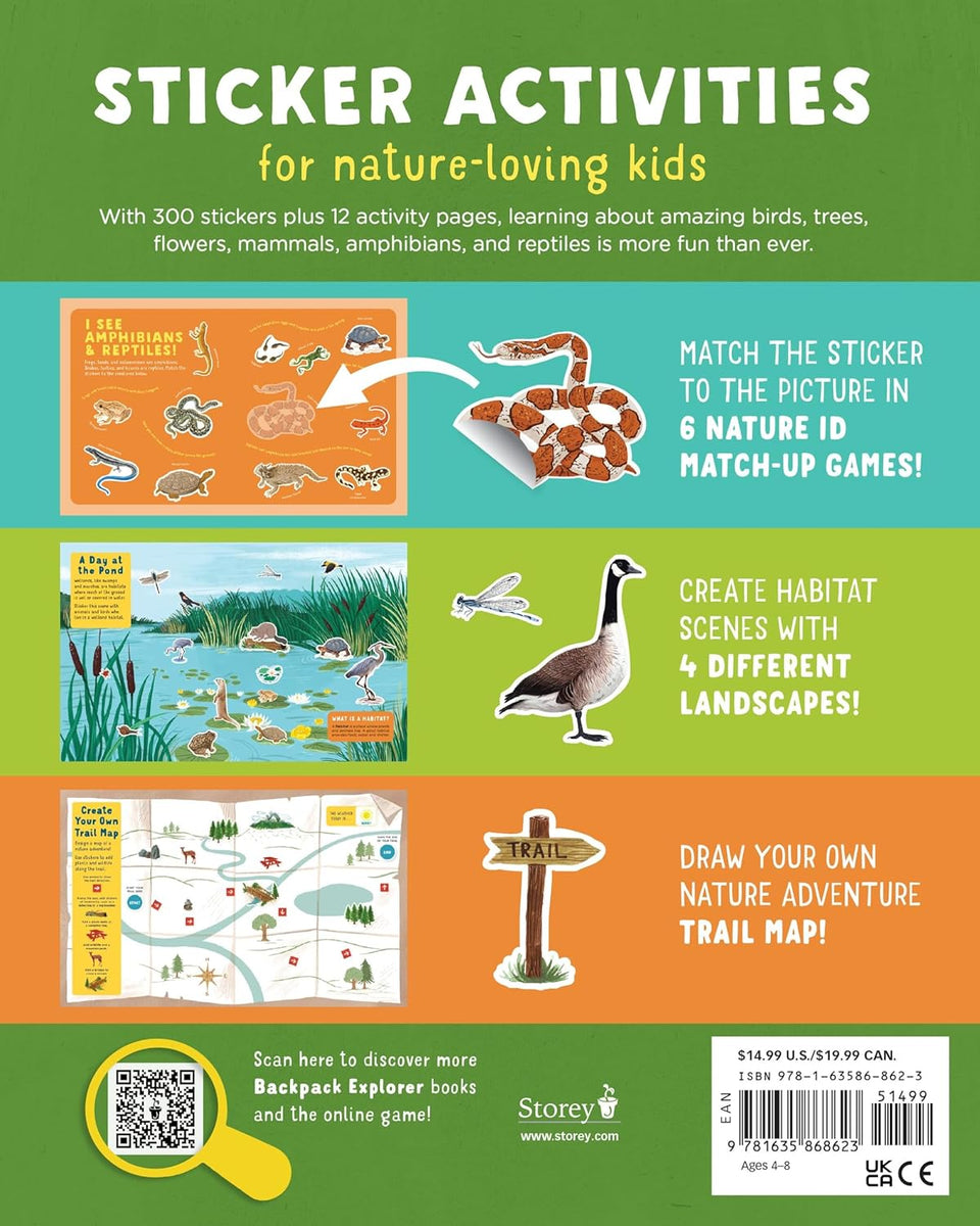 Backpack Explorer Stickers: Nature Adventure: 300 Stickers Plus Play ...