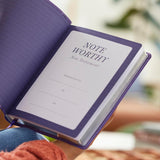 Noteworthy New Testament: Read and Journal Through the New Testament in a Year (NKJV, Brown Leathersoft, Comfort Print)