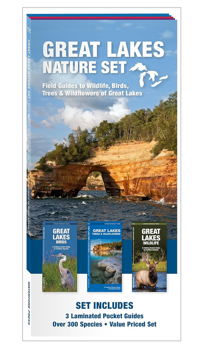 Great Lakes Nature Set: Field Guide to Wildlife, Birds, Trees & Wildfl ...