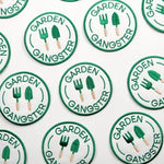 Garden Gangster Embroidered Iron On Patch