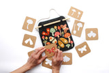 8"x 8" Moth and Mushroom Banner Felting Kit by Sheep Creek Studio