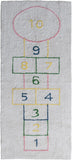 3' x 7' Cotton Tufted Hopscotch Printed Rug