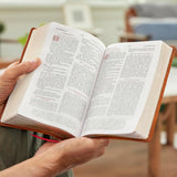 RSV Personal Size Bible with Cross References, Brown Leathersoft, (Sovereign Collection) by Thomas Nelson